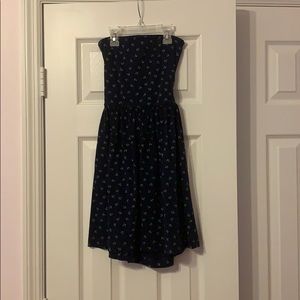Ocean Drive Small Nautical Strapless dress